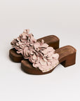 Mules femme Semerdjian Z30 Oslo cuir vue au dessus made in Europe
