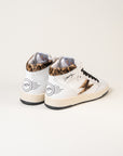 Baskets femme Semerdjian Braga E131 lacets métallisés noirs – SMR23