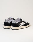 Baskets femme Semerdjian Dany E198 lacets métallisés noirs – SMR23