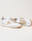 Baskets femme Semerdjian Joyce E314 cuir métallisé or – SMR23