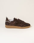 Baskets femme Semerdjian Kayla E112 glitter marron – SMR23