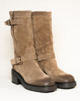 Biker Semerdjian E1468E1 Crosta Sesamo cuir beige biker Italie
