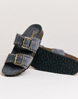 Mules femme Semerdjian Arianna cuir crosta artisanal européen