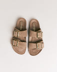 Mules femme Semerdjian Arianna cuir crosta coconut made in Europe