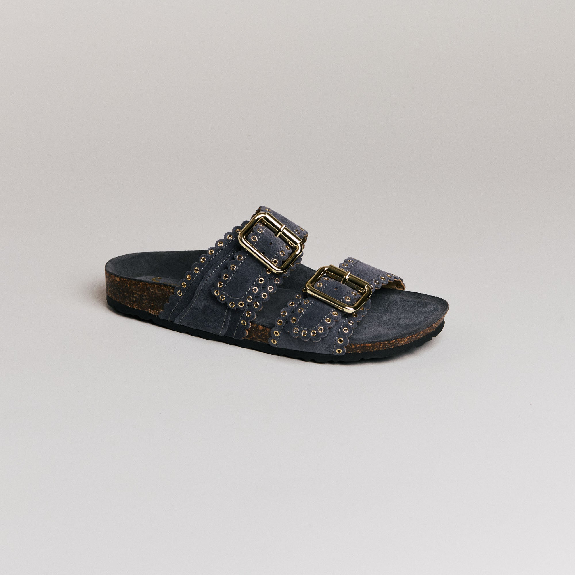 Mules femme Semerdjian Arianna cuir crosta  artisanal européen