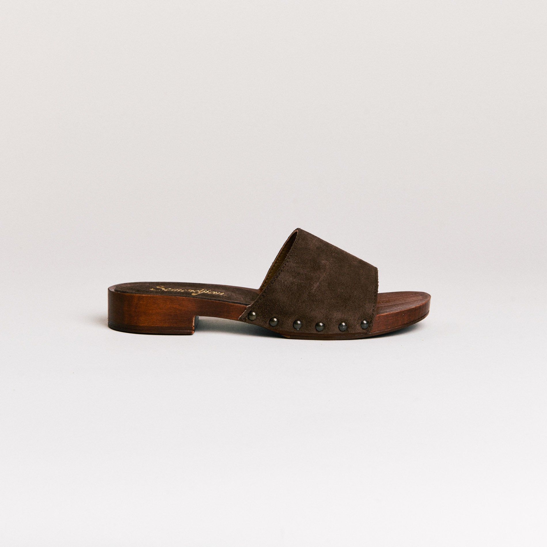 Mules femme Semerdjian Iole Crosta Tabacco
