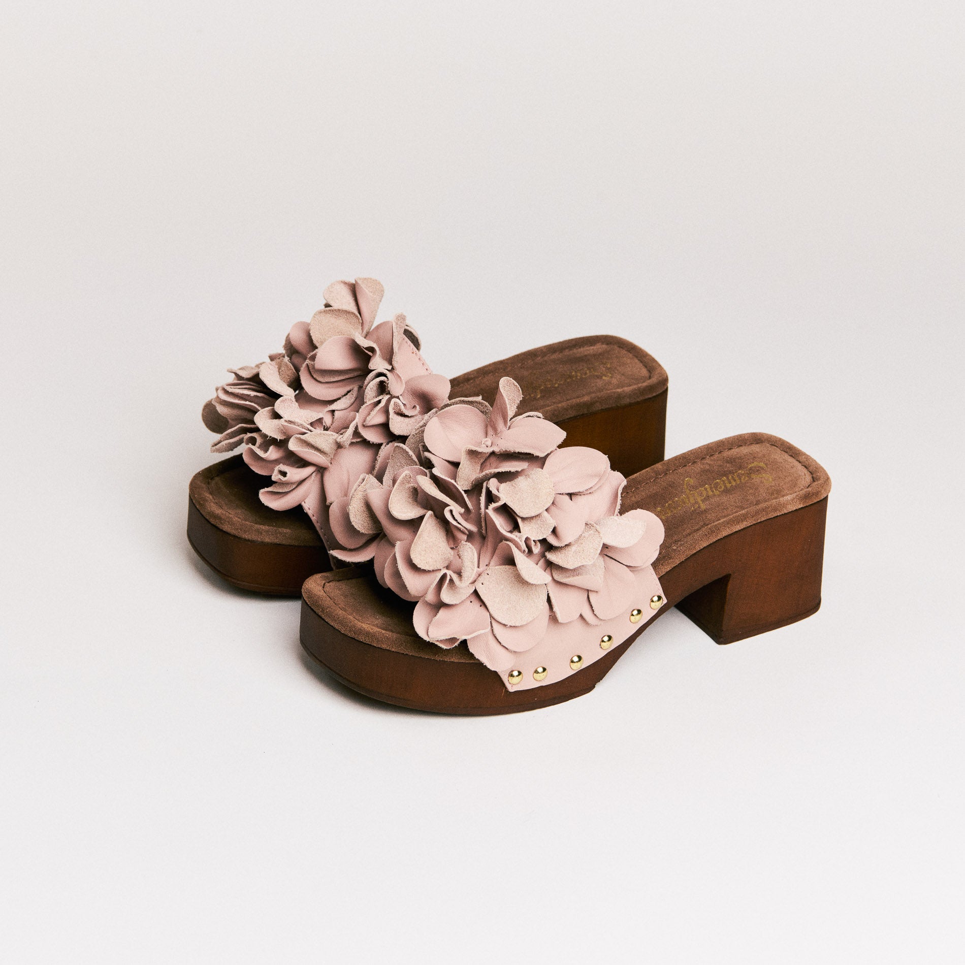 Mules femme Semerdjian Z30 Oslo cuir vue au dessus made in Europe