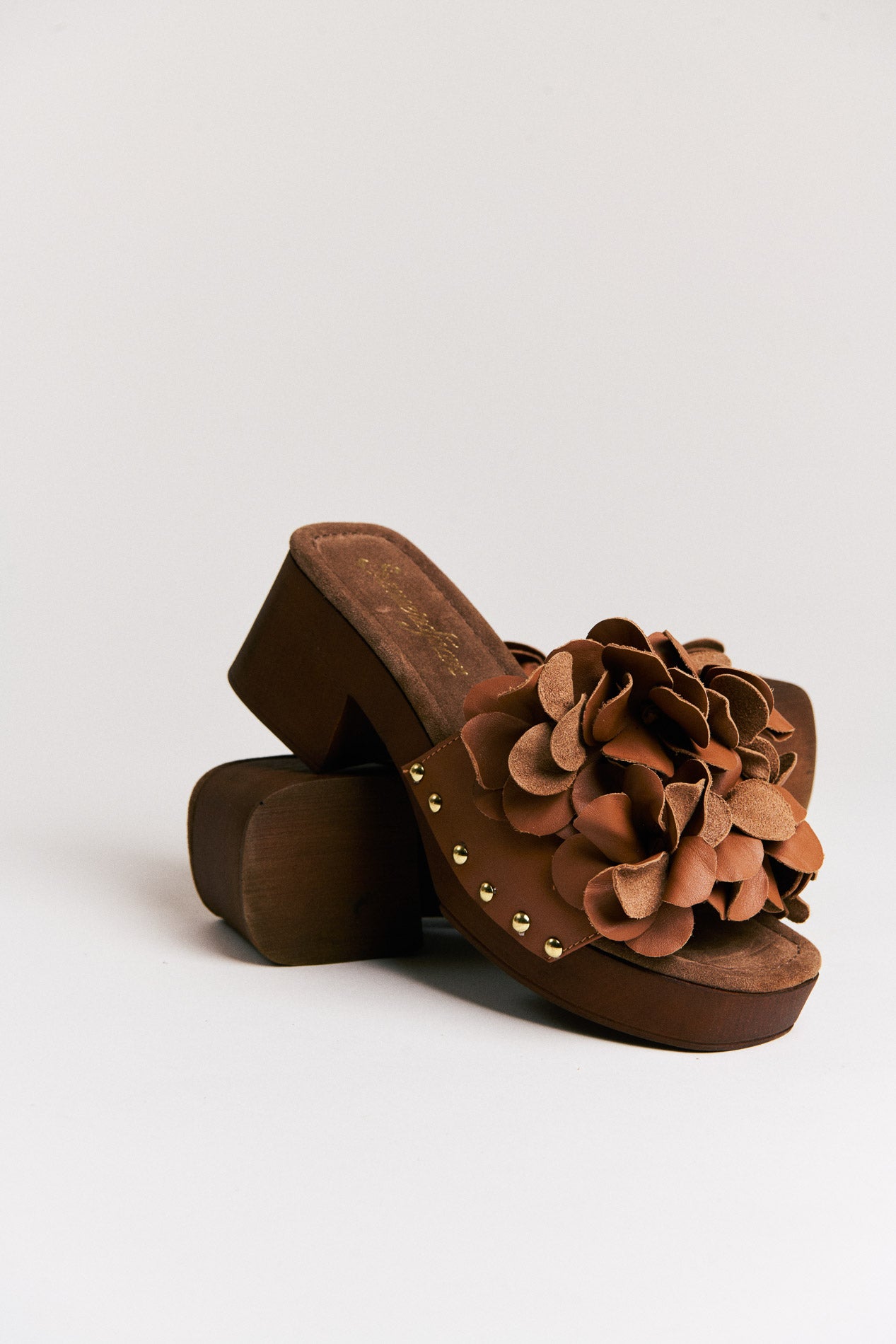 Mules femme Semerdjian Z30 cuir vitello cuoio vue arrière