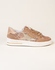 Baskets femme Semerdjian ALE E477 cuir nude – SMR23