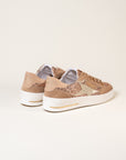 Baskets femme Semerdjian ALE E477 croûte de cuir nude – SMR23