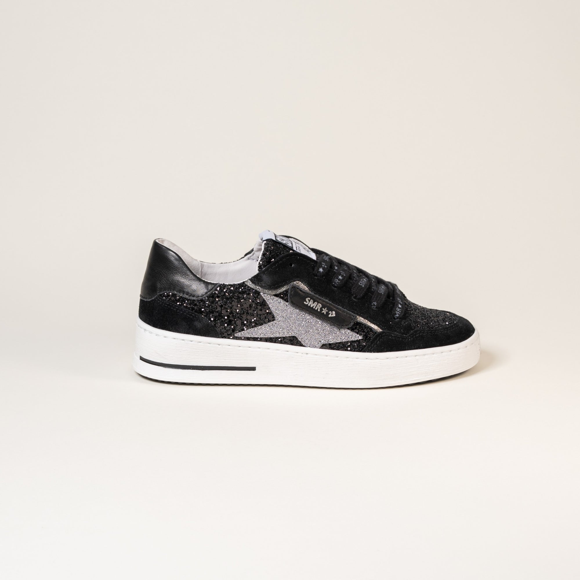 Baskets femme Semerdjian Ale E480 glitter noir – SMR23