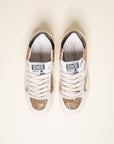 Baskets femme Semerdjian Dany E192 lacets bicolore beige blanc – SMR23