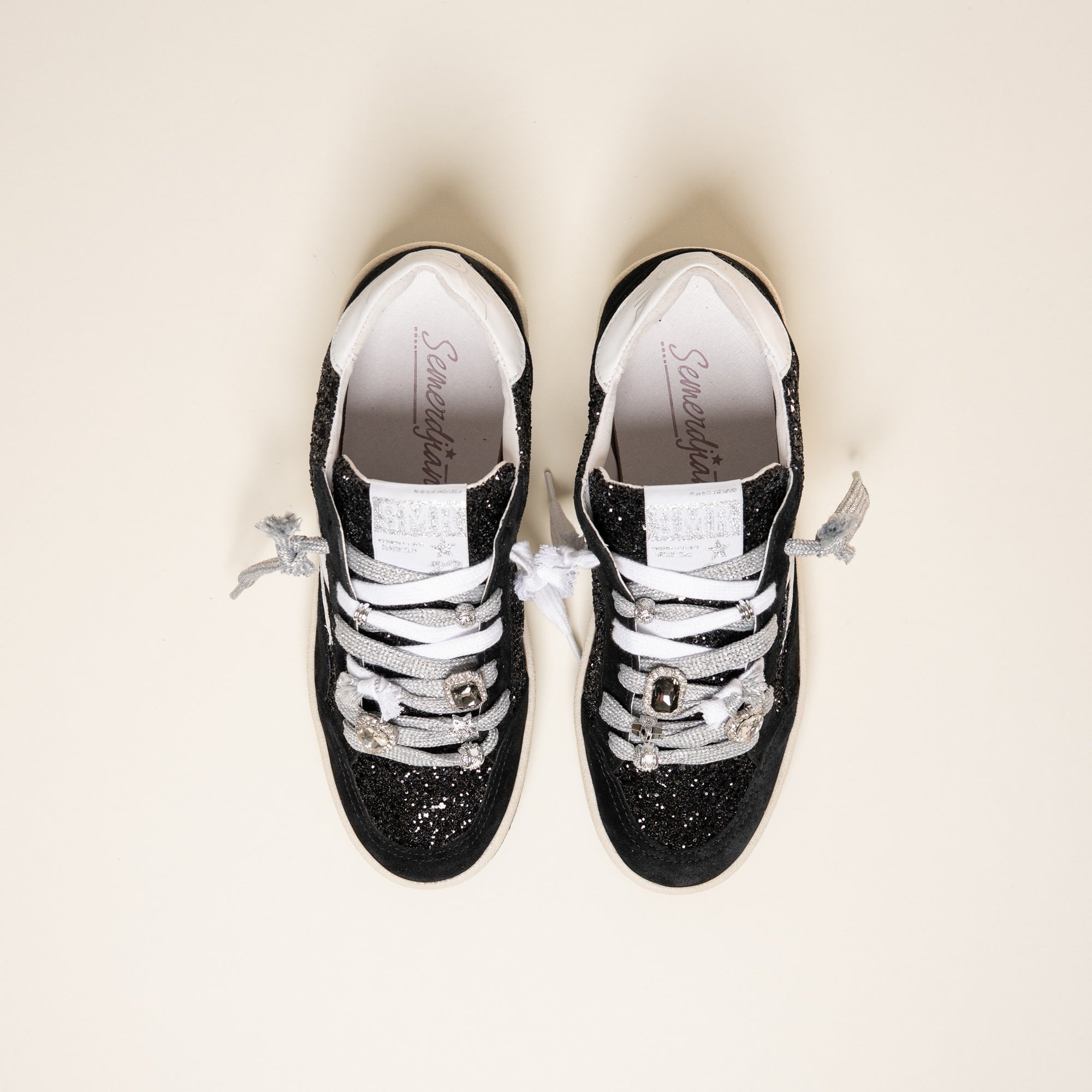 Baskets femme Semerdjian Dany E193 semelle gomme noir – SMR23