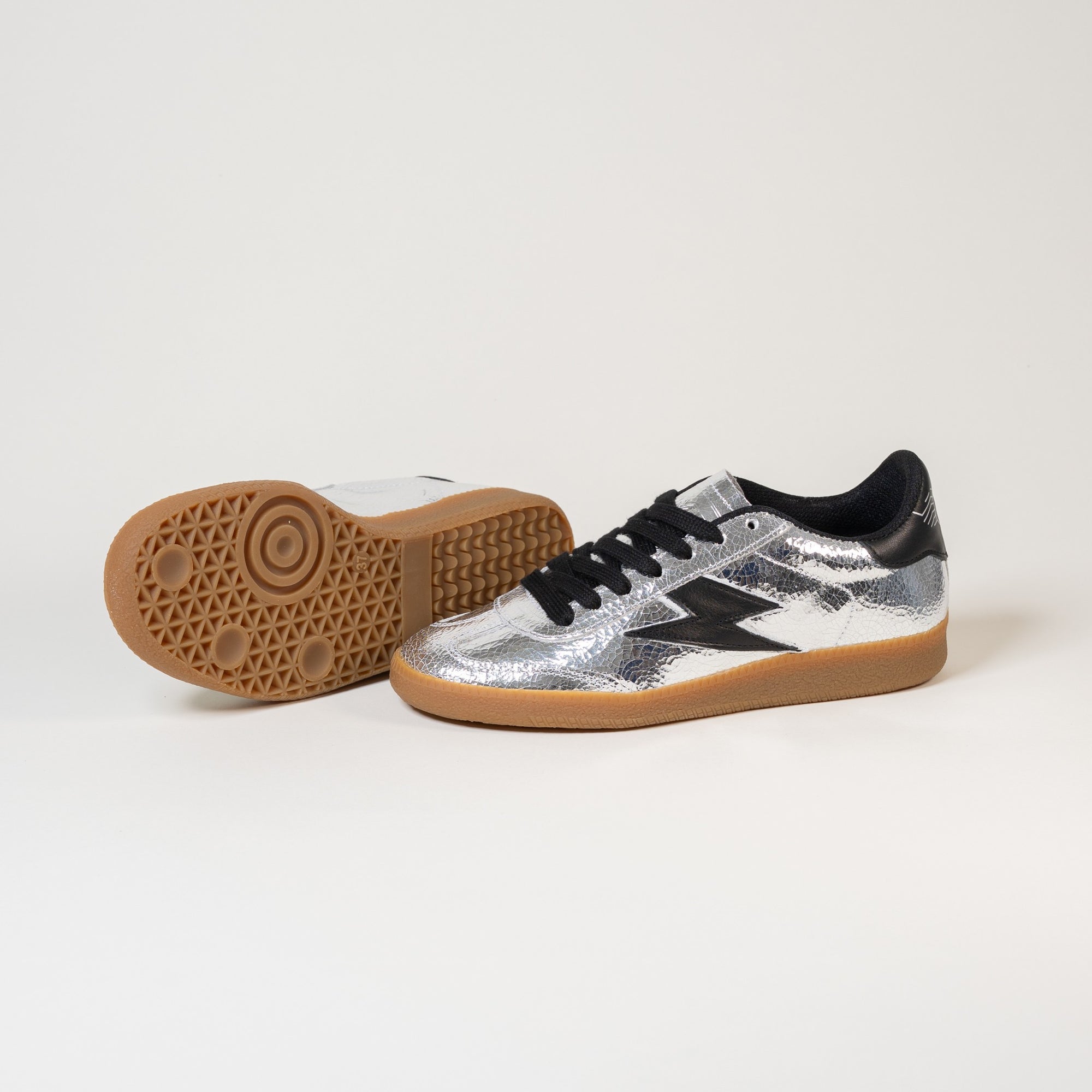 Baskets femme Semerdjian Emily E245 cuir noir – SMR23