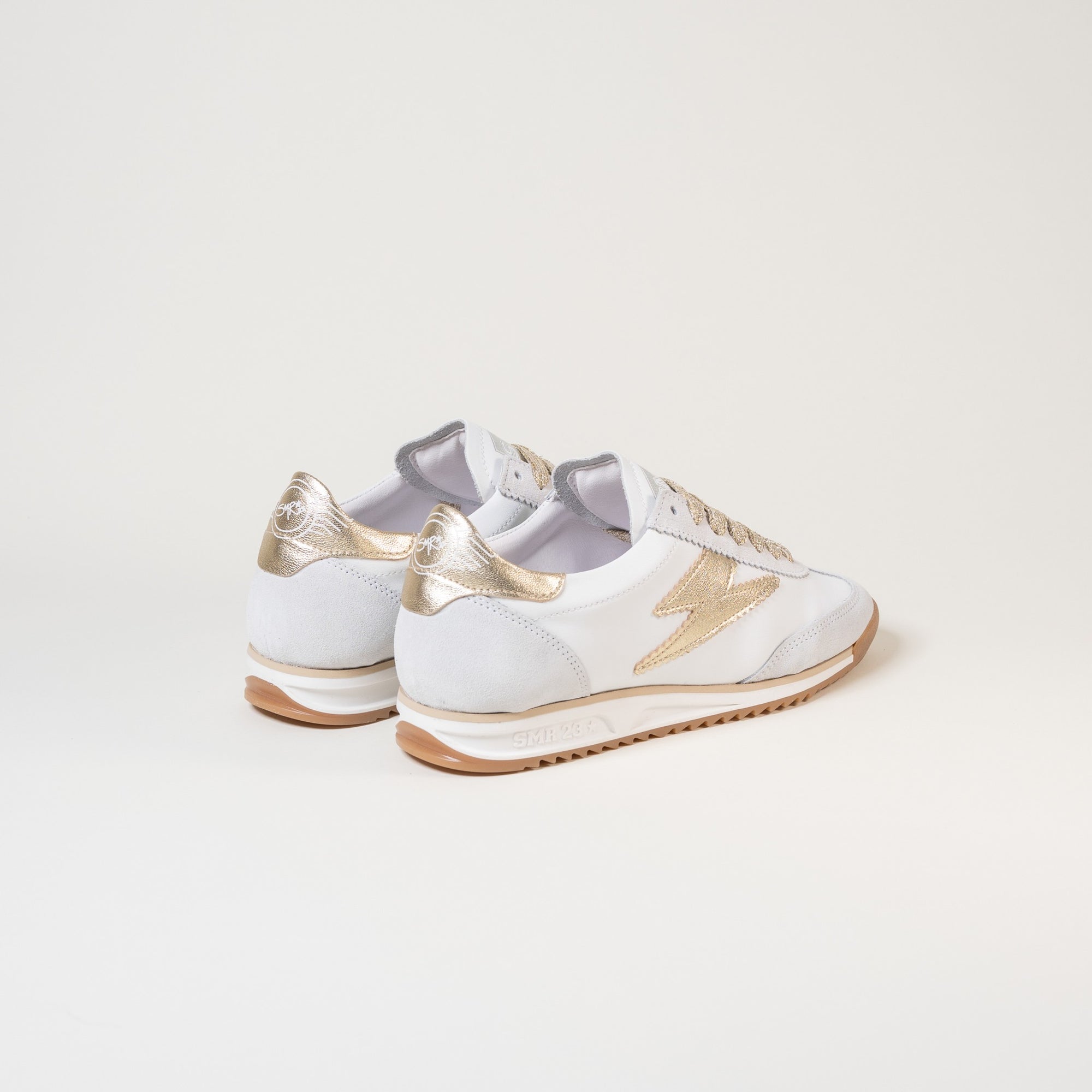 Baskets femme Semerdjian Joyce E314 lacets or – SMR23