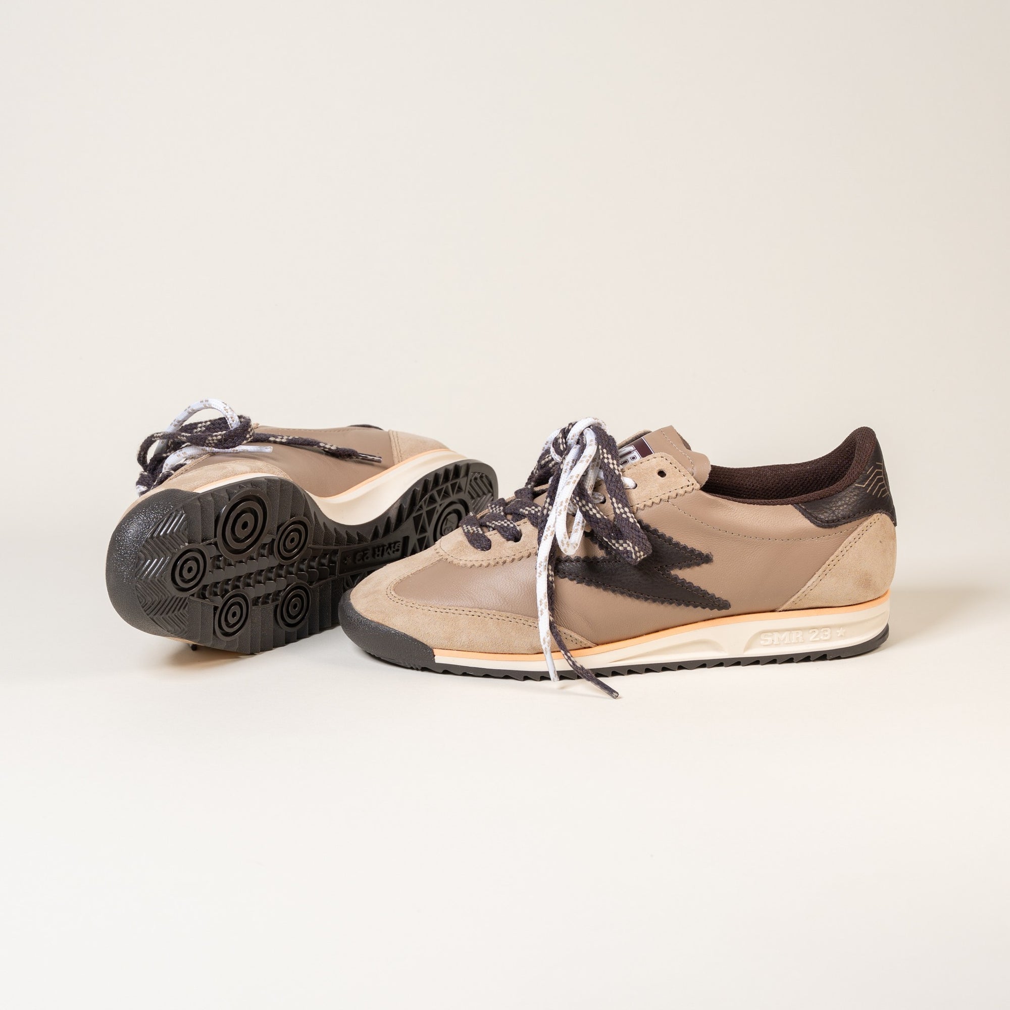 Baskets femme Semerdjian Joyce E324 cuir marron – SMR23