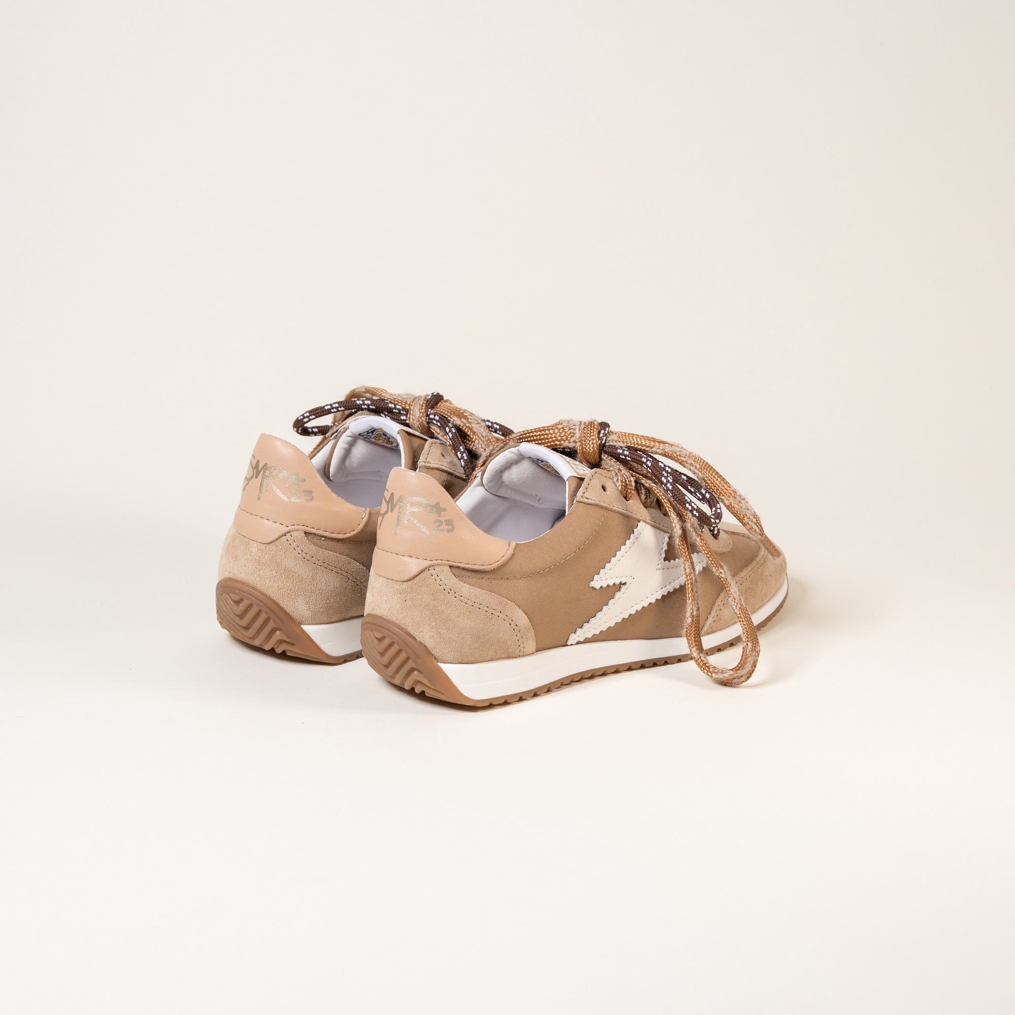 Baskets femme Semerdjian June E274 double lacets bicolores – SMR23