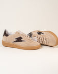 Baskets femme Semerdjian Lee E434 beige et marron – SMR23