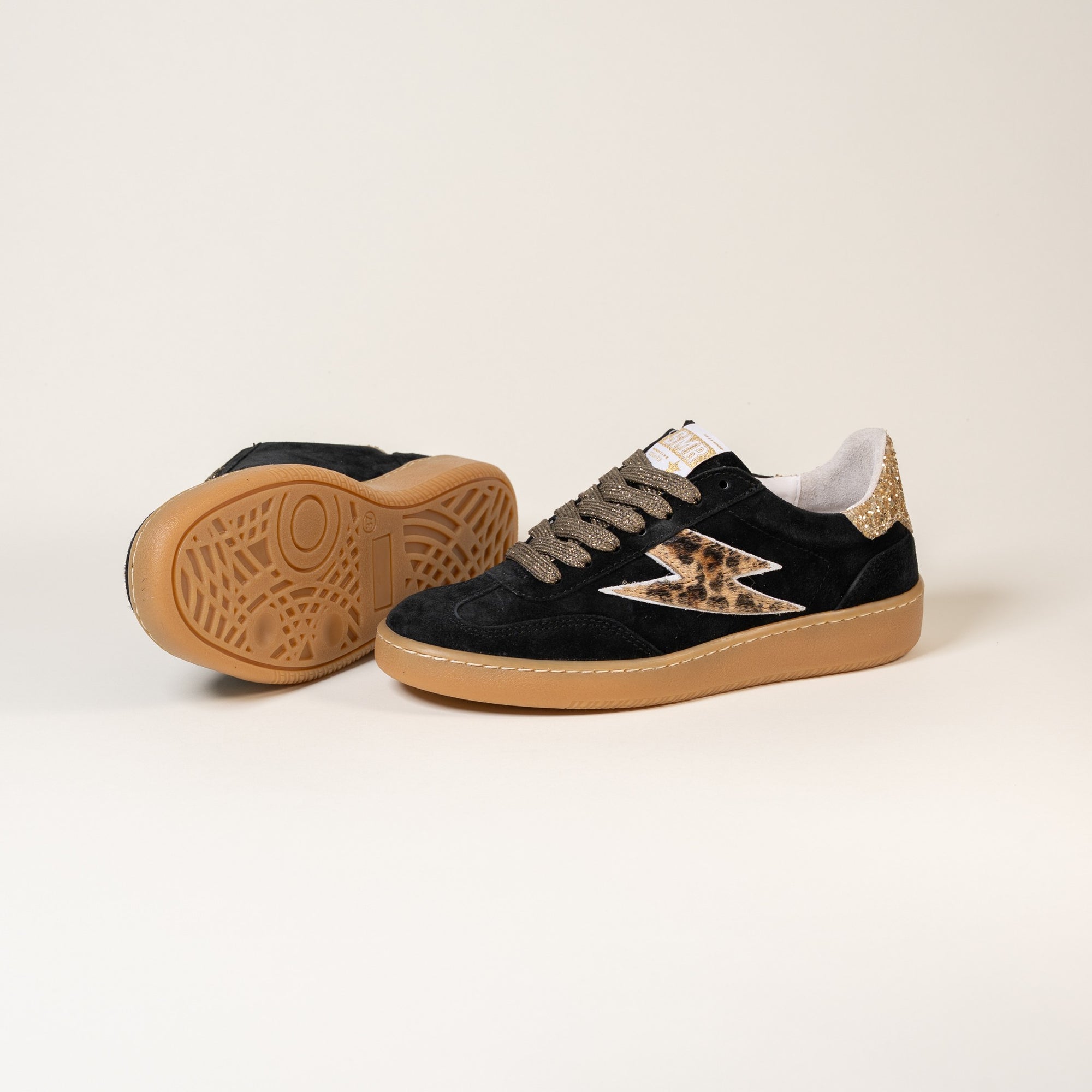 Baskets femme Semerdjian Lee E438 imprimé léopard cavalino – SMR23