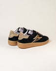 Baskets femme Semerdjian Lee E438 lacets métallisés or – SMR23