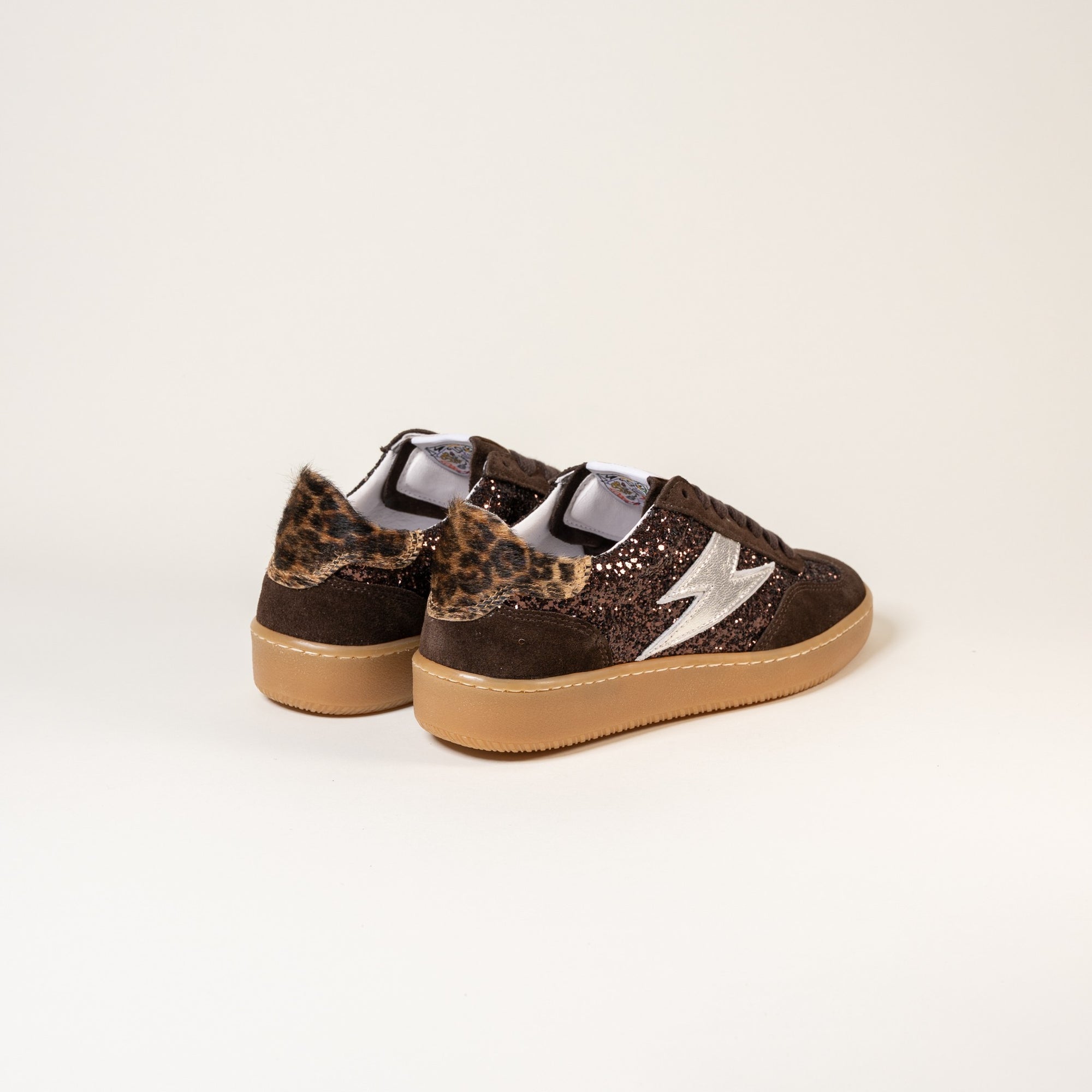 Baskets femme Semerdjian Lee E469 croûte de cuir marron – SMR23