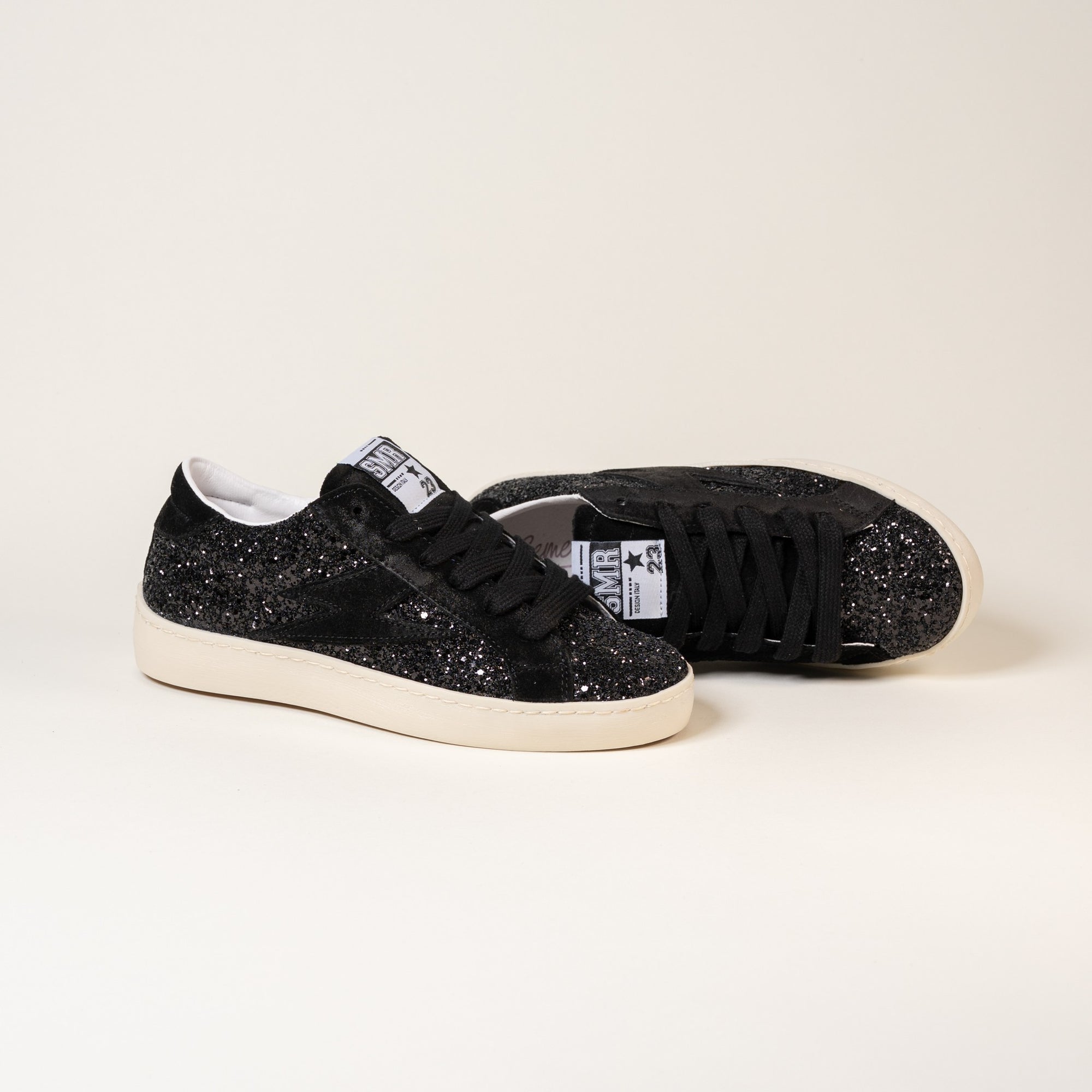 Baskets femme Semerdjian Maya E177 total look noir – SMR23