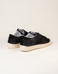 Baskets femme Semerdjian Maya E177 lacets coton noir – SMR23