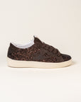 Baskets femme Semerdjian Maya E179 glitter marron – SMR23