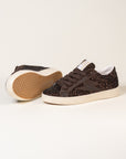 Baskets femme Semerdjian Maya E179 croûte de cuir marron – SMR23