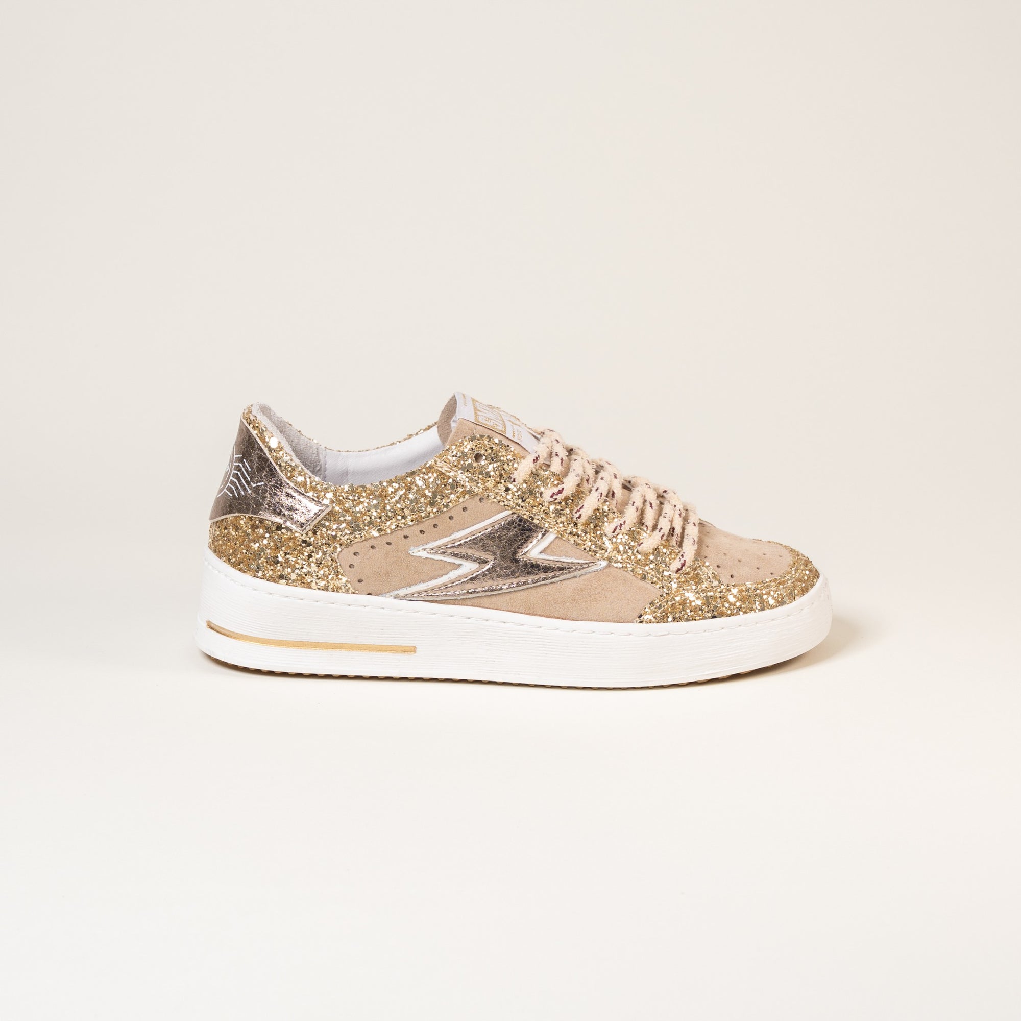 Baskets femme Semerdjian Noubar E474 croûte beige – SMR23