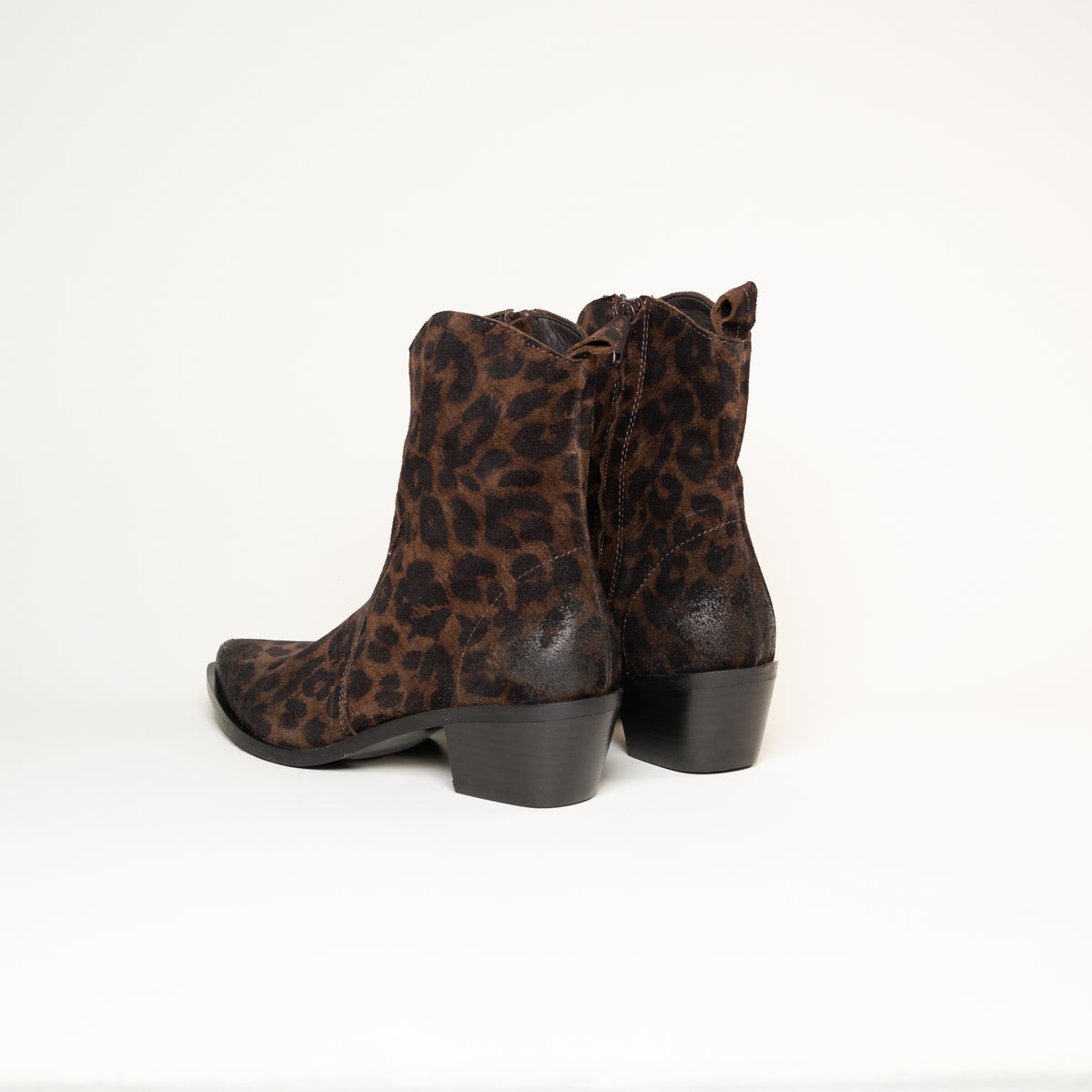 Bottines E1454E5 Croleo Bruciato talon 5 cm bout effilé