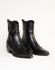 Bottines Semerdjian E1454E5 Nirvana Nero cuir noir fabrication Italie