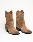 Bottines Semerdjian E1467E1 Crosta Sesamo beige patine Italie