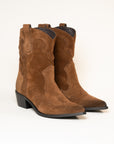 Bottines Semerdjian E1467E1 Crosta Tabacco cuir tabac Italie