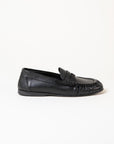 Mocassins KENDAL Montana Nero — Cuir de chèvre noir, doublure cuir de veau et première cuir