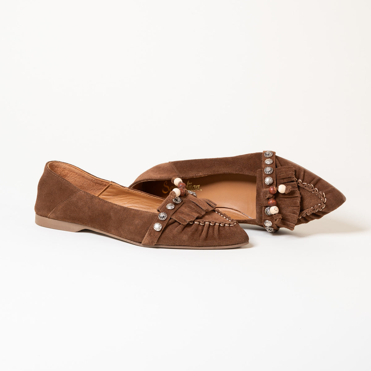 Mocassins VOGUE 01 Camoscio Tabacco — Gomme