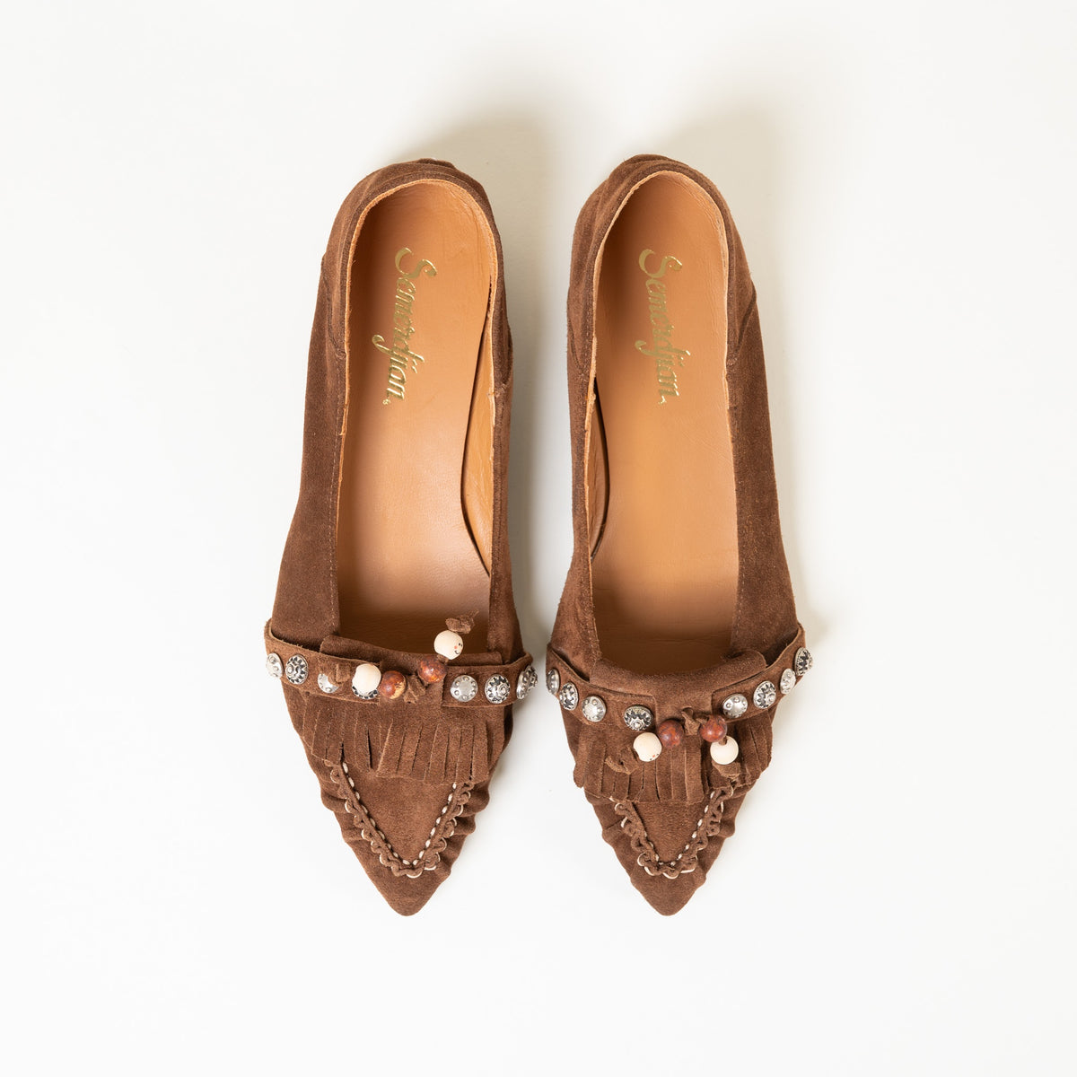 Mocassins VOGUE 01 Camoscio Tabacco — Italie